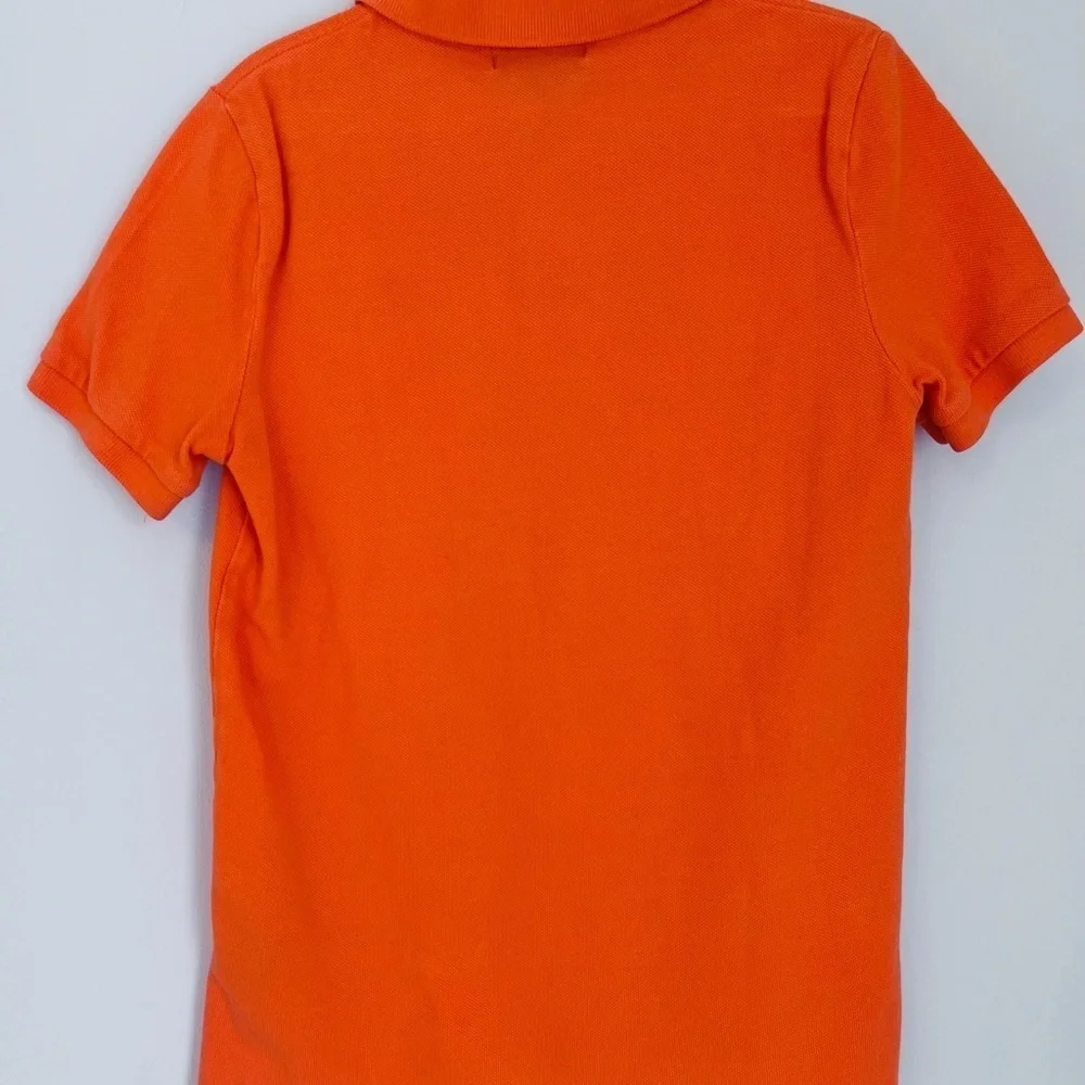 Ralph Lauren Orange Polo Shirt Classic Design